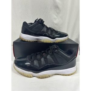 Nike Air Jordan 11 Retro Low ‘72-10’ men's sz 11.5 Black White AV2187-001 NO BOX